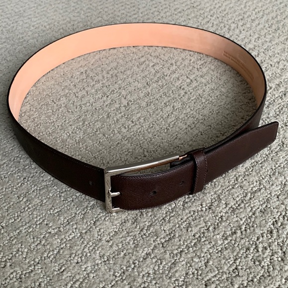 Men’s Coach Leather Belt - Picture 3 of 10